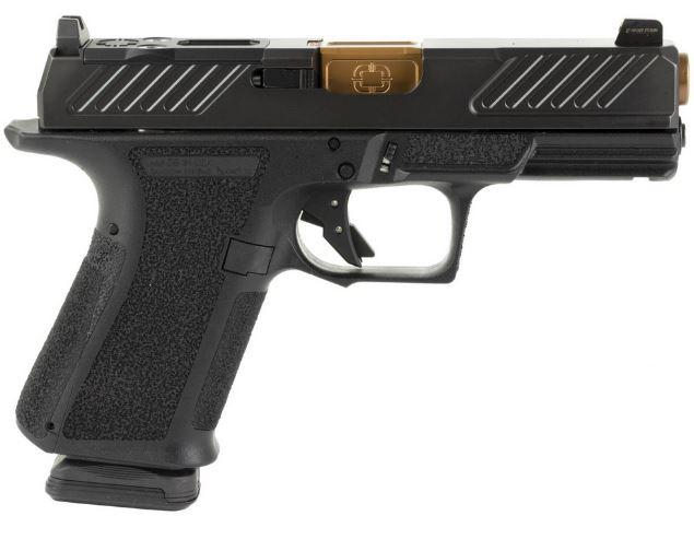 Shadow Systems MR920 Combat 9mm 4" Bronze Spiral Fluted Barrel 15+1 Optic Cut Black Pistol